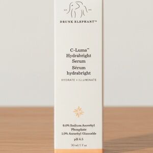 Drunk Elephant C-Luma Hydrabright Serum New In Box 1 oz